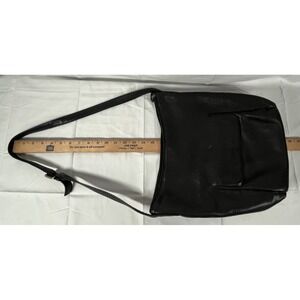 The Stone Mountain Shoulder Handbag Women Black Purse Pockets Lined Bag